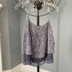 Beautiful layered Joie floral top, size XS